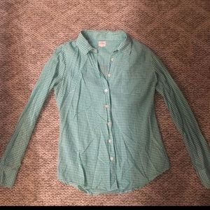 J.Crew Gingham Button Down